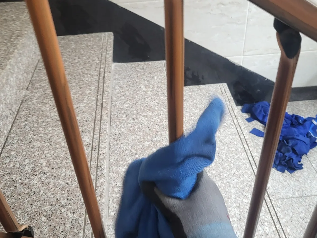 안동시 예안면 건물 난간·손잡이 위생청소 사례 - 행진크린
